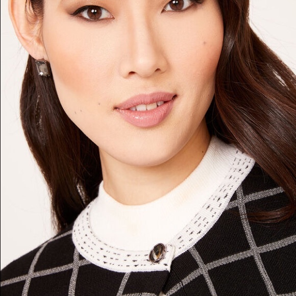 Alison Sheri Check Print Knit Cardigan - Picture 4 of 6